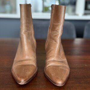 Matisse Caty Ankle Boot Vintage Tan Leather Size 7